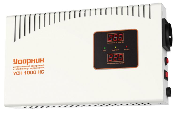 Релейный стабилизатор напряжения УДАРНИК  УСН 1000 НС 